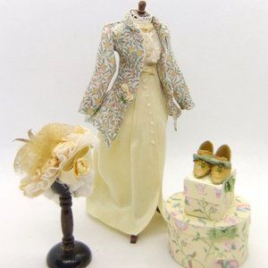 Dollshouse Ladies Hand printed suit and accessorie